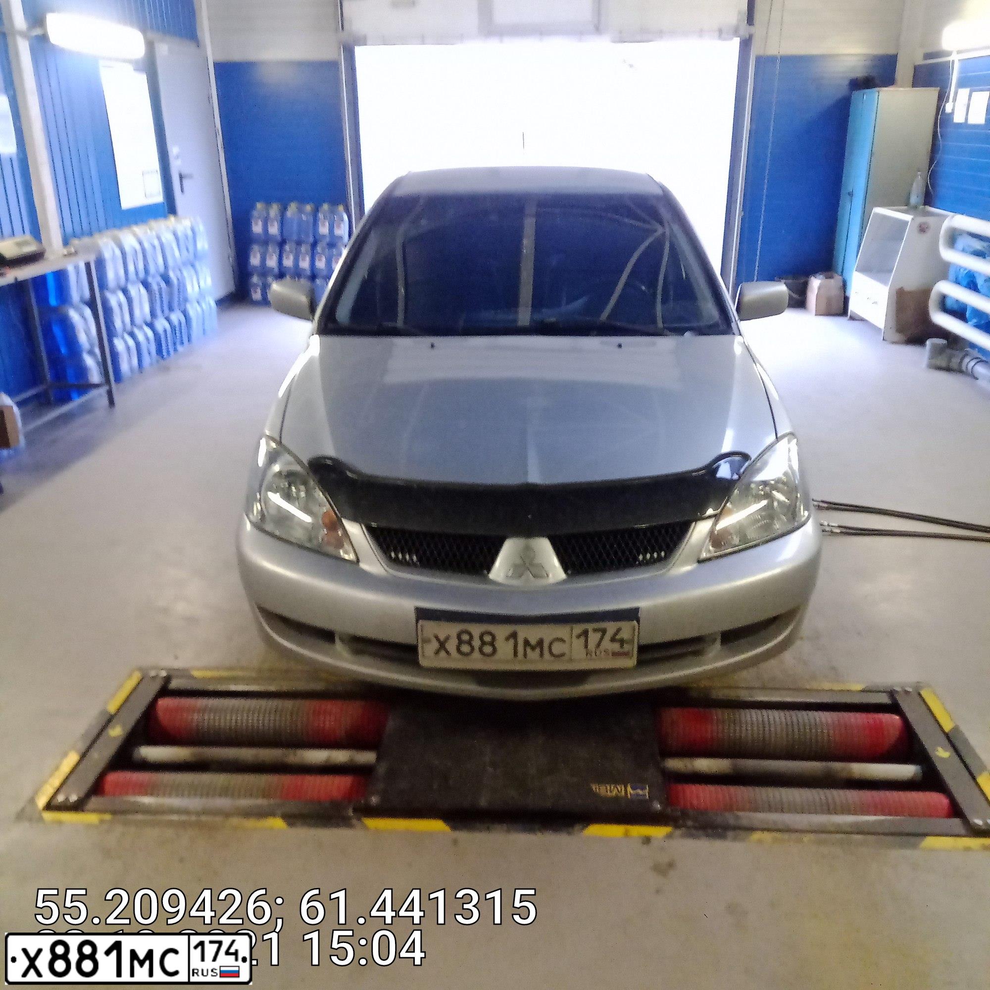 Фото автомобиля MITSUBISHI LANCER, 2007 — госномер Е413ВР774