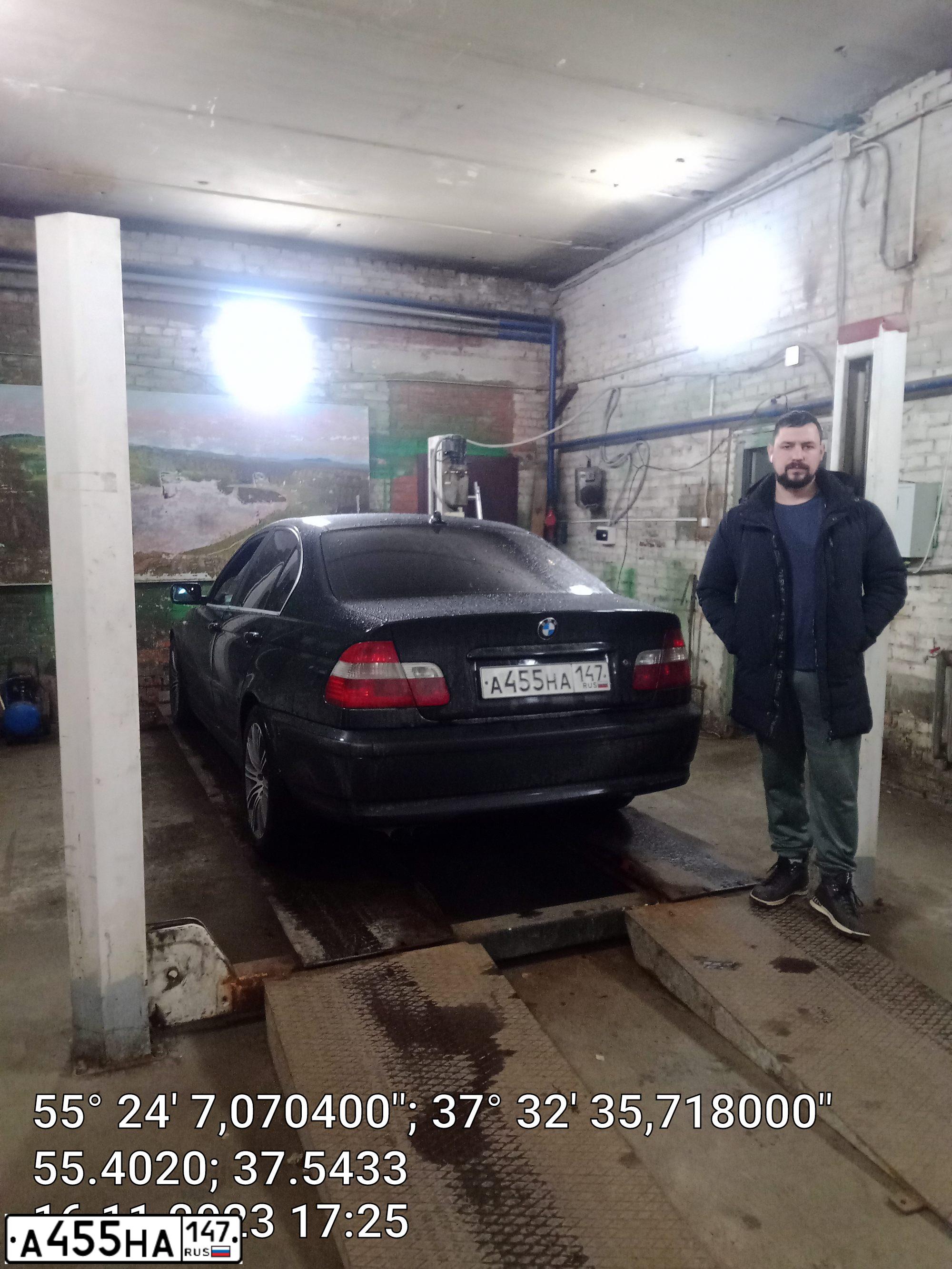Фото автомобиля BMW SERIE 3, 2004 — госномер М514УС790. Цвет: ЧЕРНЫЙ
