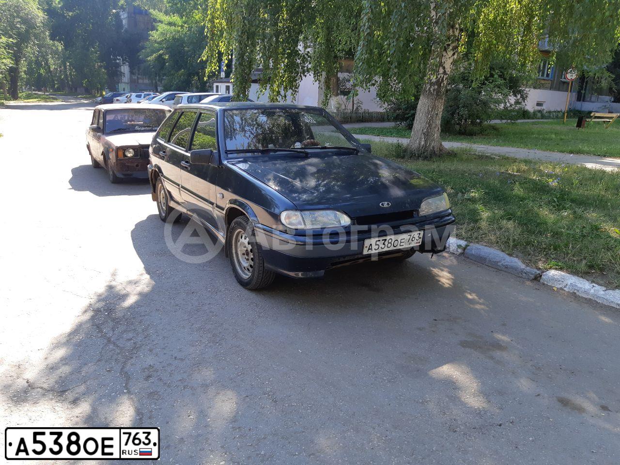 Фото автомобиля LADA 2114 SAMARA, 2008 — госномер К874УУ763. Цвет: ГРАФИТОВЫЙ МЕТАЛЛИК