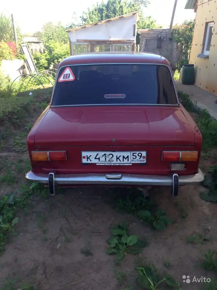 Фото автомобиля LADA 2101 LADA, 1974 — госномер Р814РЕ159. Цвет: ВИШНЕВЫЙ