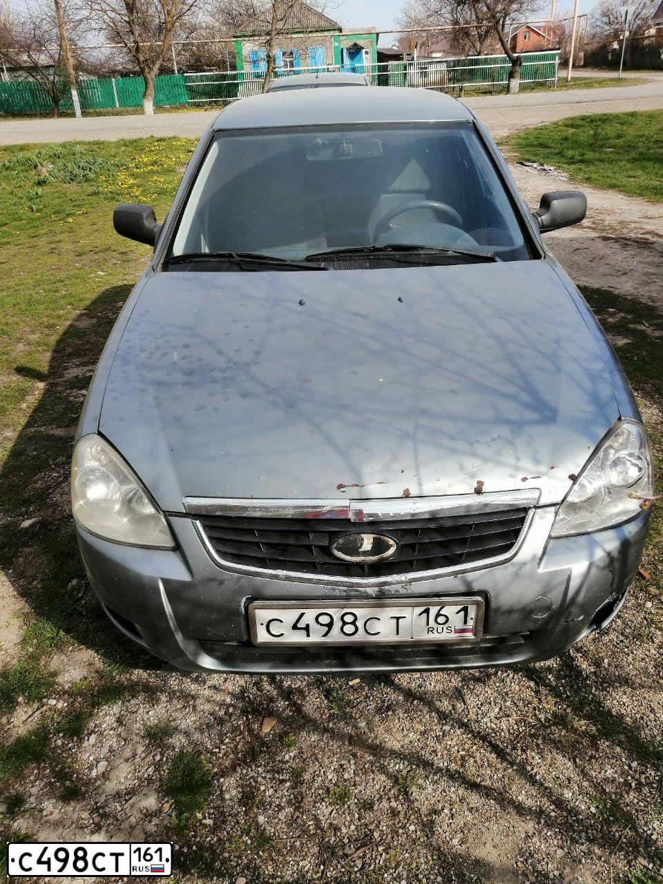 Фото автомобиля LADA 2170 PRIORA, 2008 — госномер В799КК161. Цвет: СЕРО-ЗЕЛЕНЫЙ