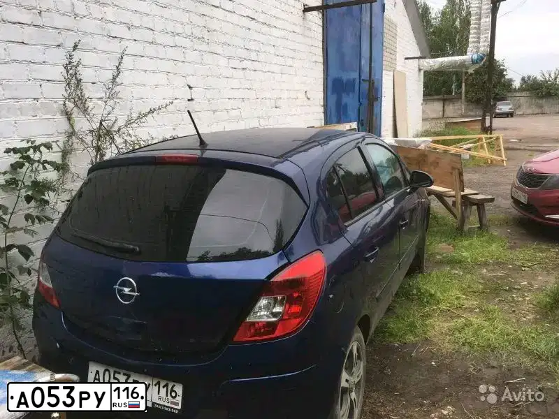 Фото автомобиля OPEL CORSA, 2007 — госномер С254ТС43. Цвет: синий
