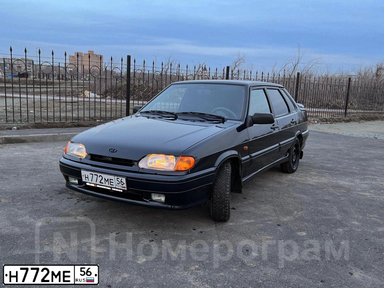 Фото автомобиля ВАЗ 21150 LADA SAMARA, 2006 — госномер Е472КТ156. Цвет: ГРАФИТОВЫЙ МЕТАЛЛИК