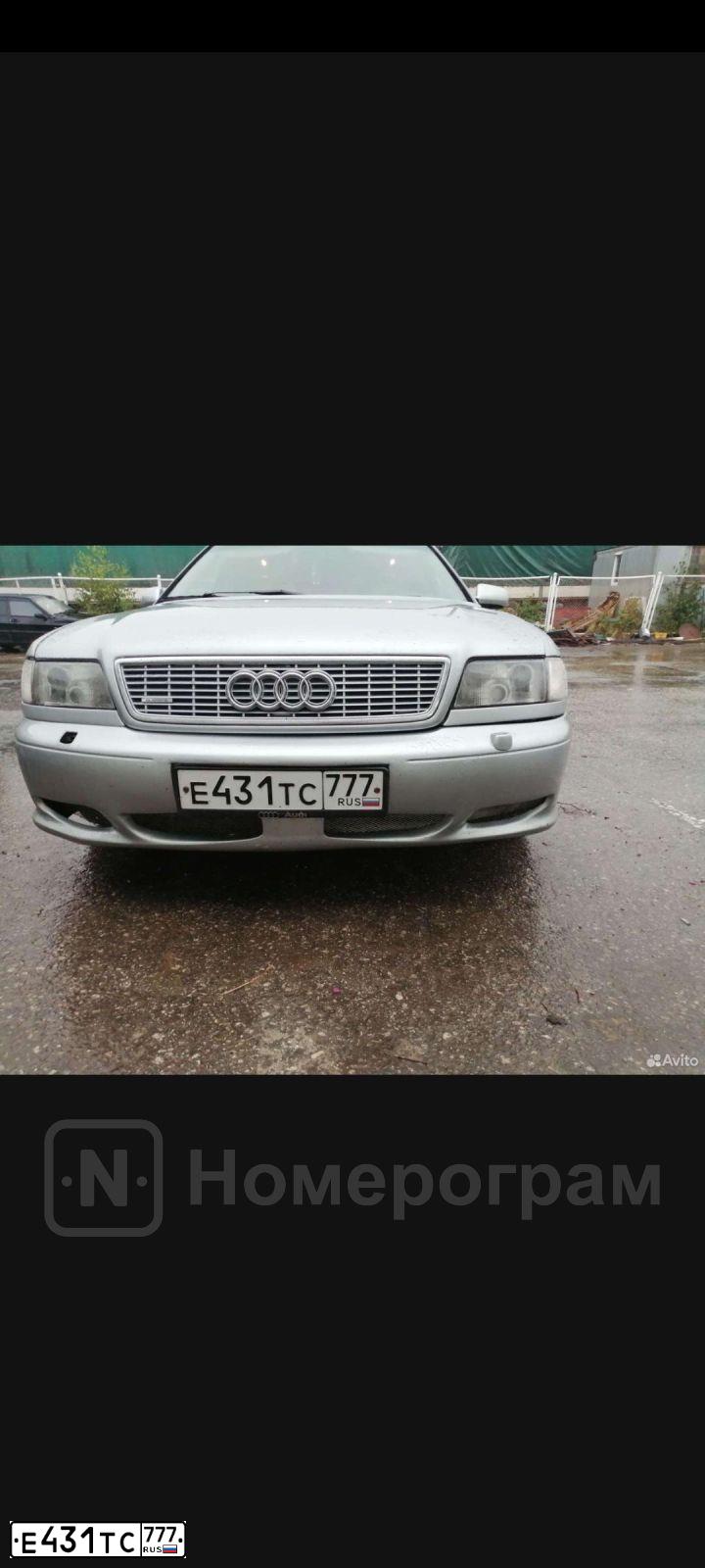 Фото автомобиля AUDI A8, 1996 — госномер Т581РО69. Цвет: Серебристый