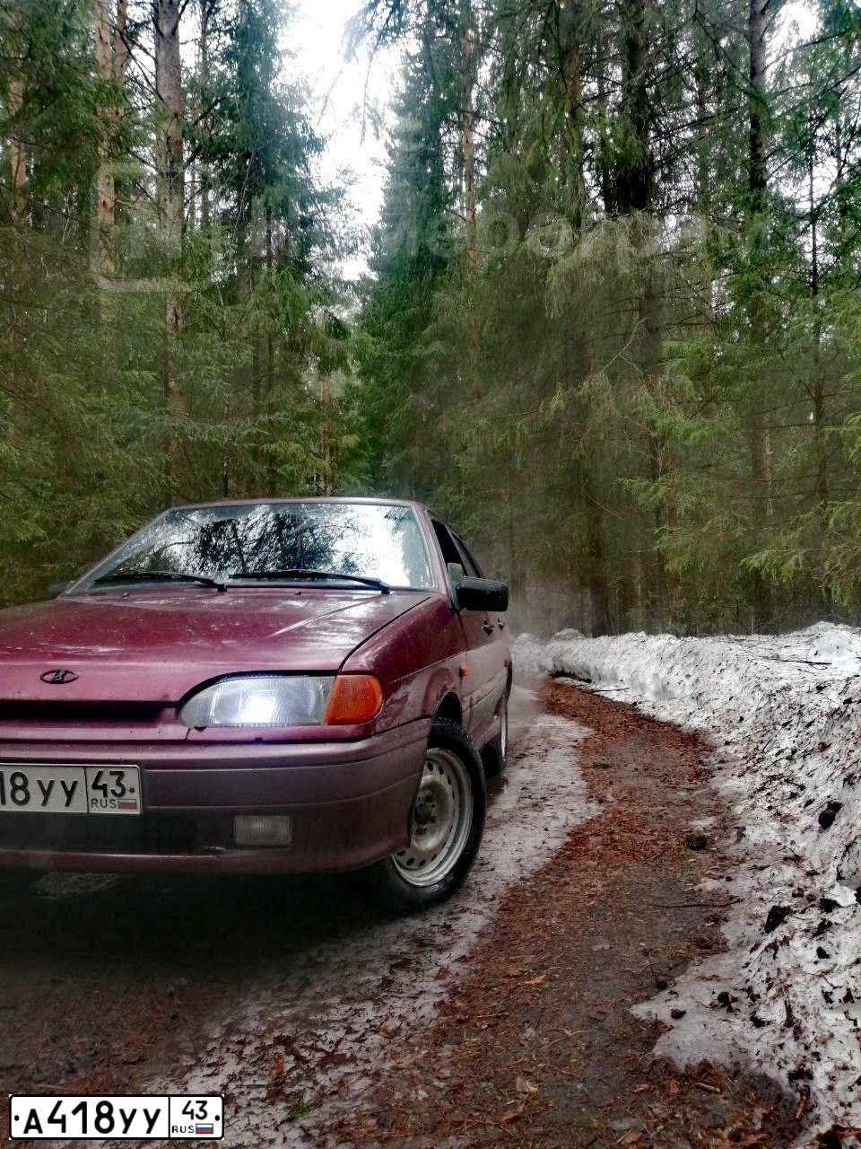 Фото автомобиля LADA 2115 SAMARA, 2004 — госномер А418УУ43. Цвет: ТЕМНО-МАЛИНОВЫЙ