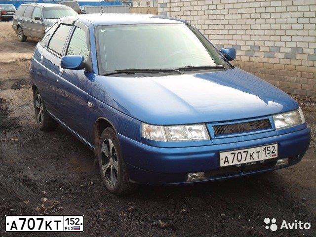 Фото автомобиля LADA 2112, 2007 — госномер А707КТ152. Цвет: синий