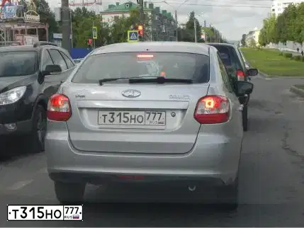 Фото автомобиля LADA 2191 GRANTA, 2015 — госномер Н415ХА12. Цвет: СЕРЕБРИСТЫЙ