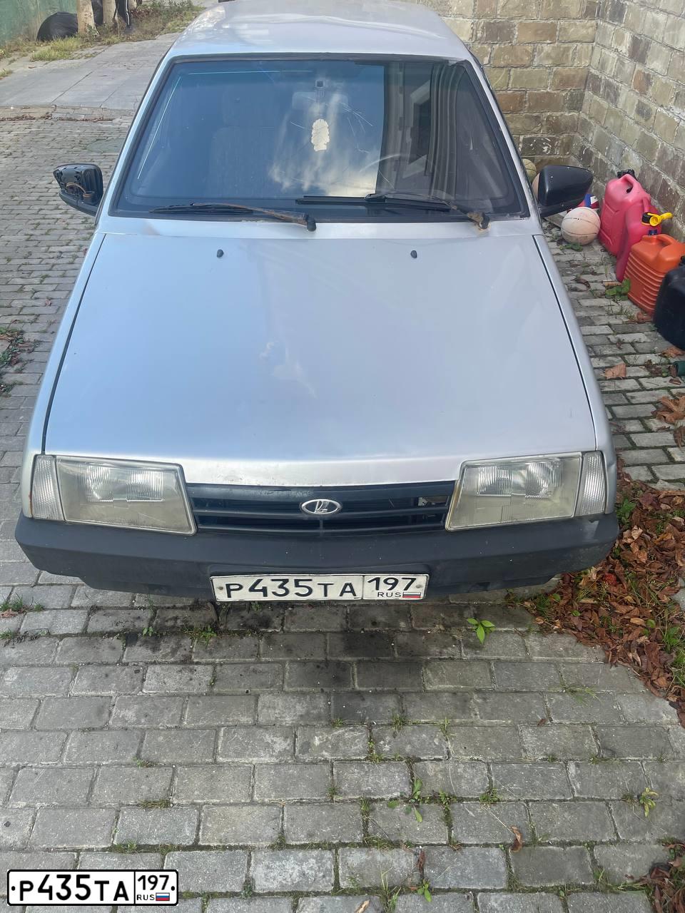 Фото автомобиля LADA 2109 SAMARA, 1997 — госномер С357ОТ40. Цвет: Белый