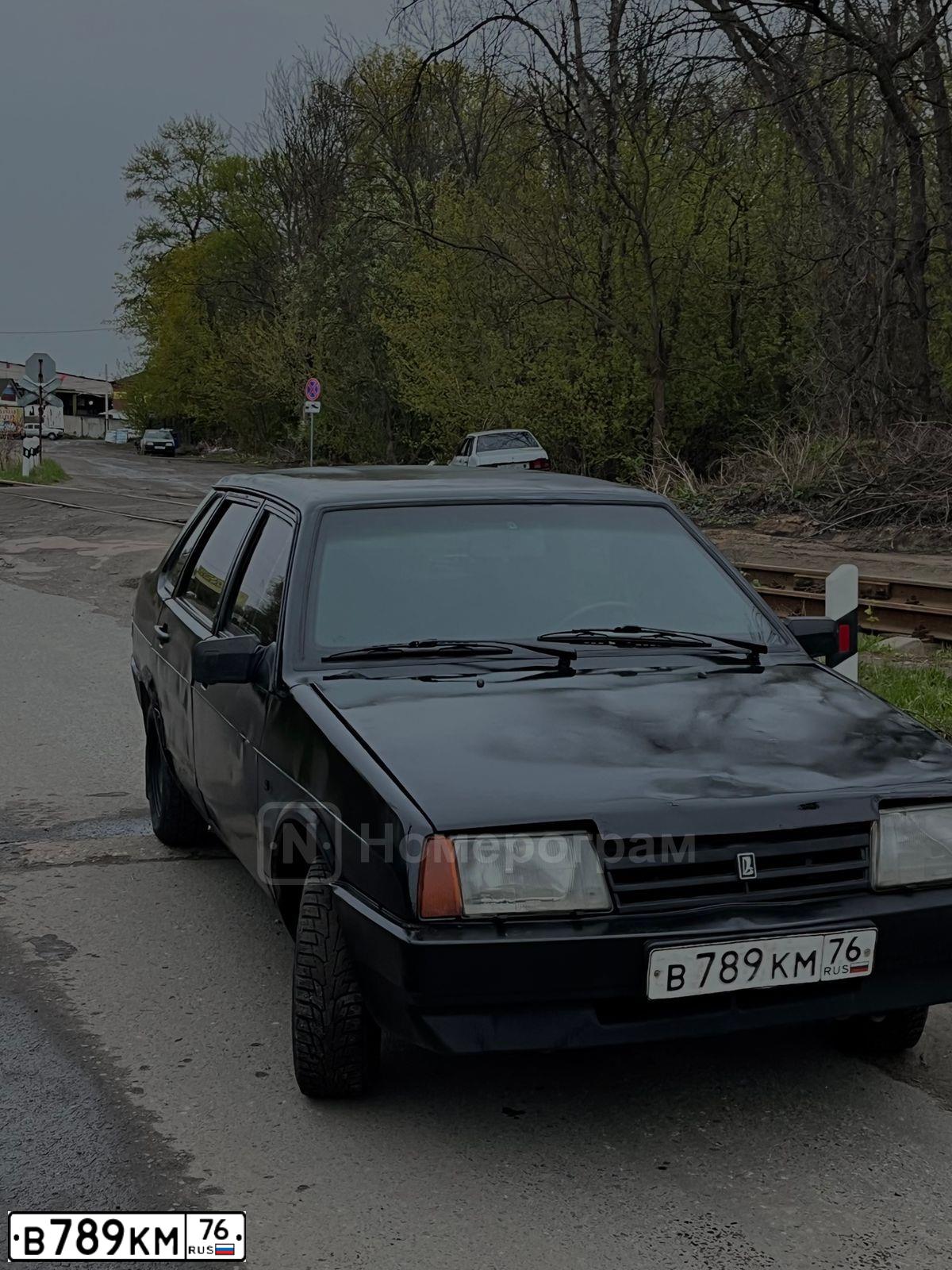 Фото автомобиля LADA 2109 SAMARA, 1998 — госномер В789КМ76. Цвет: ЗЕЛЕНЫЙ