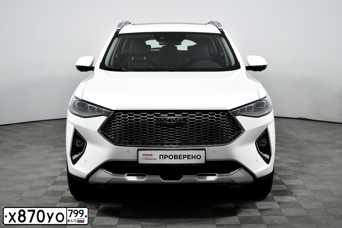 Фото автомобиля HAVAL F7, 2021 — госномер А071АР977. Цвет: Белый