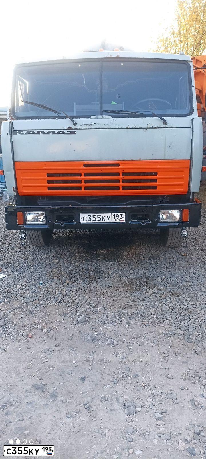 Фото автомобиля KAMAZ 53212 /6X4/, 1993 — госномер С355КУ193. Цвет: СВЕТЛО-СЕРЫЙ