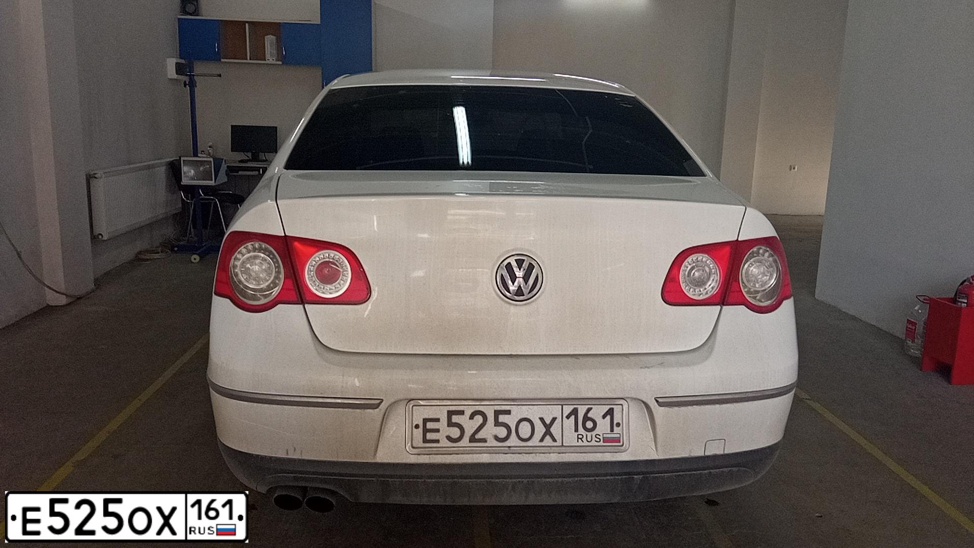 Фото автомобиля VOLKSWAGEN PASSAT, 2007 — госномер К500ТО197. Цвет: Белый