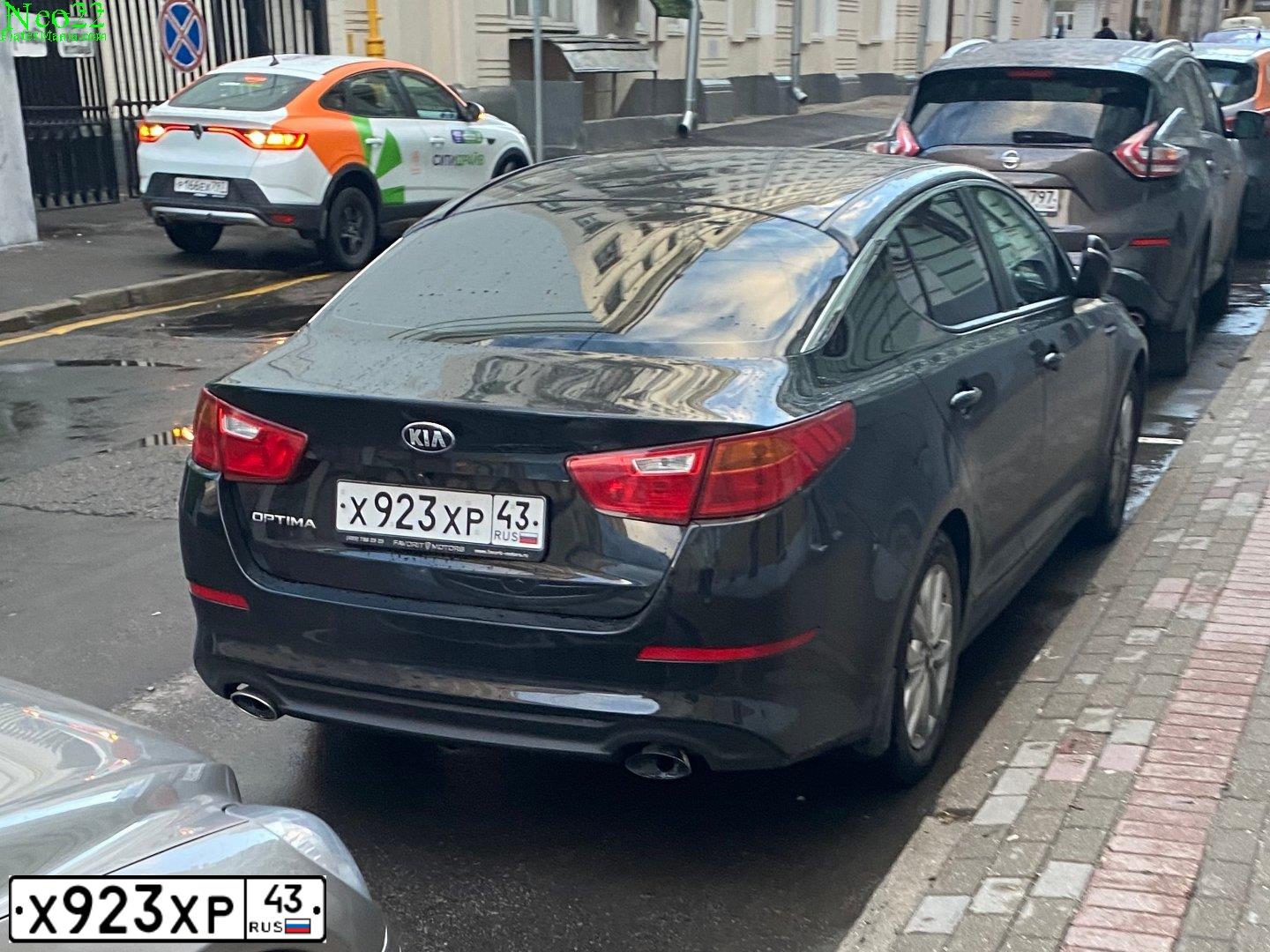 Фото автомобиля KIA OPTIMA, 2015 — госномер Т987КЕ181. Цвет: ЧЕРНЫЙ