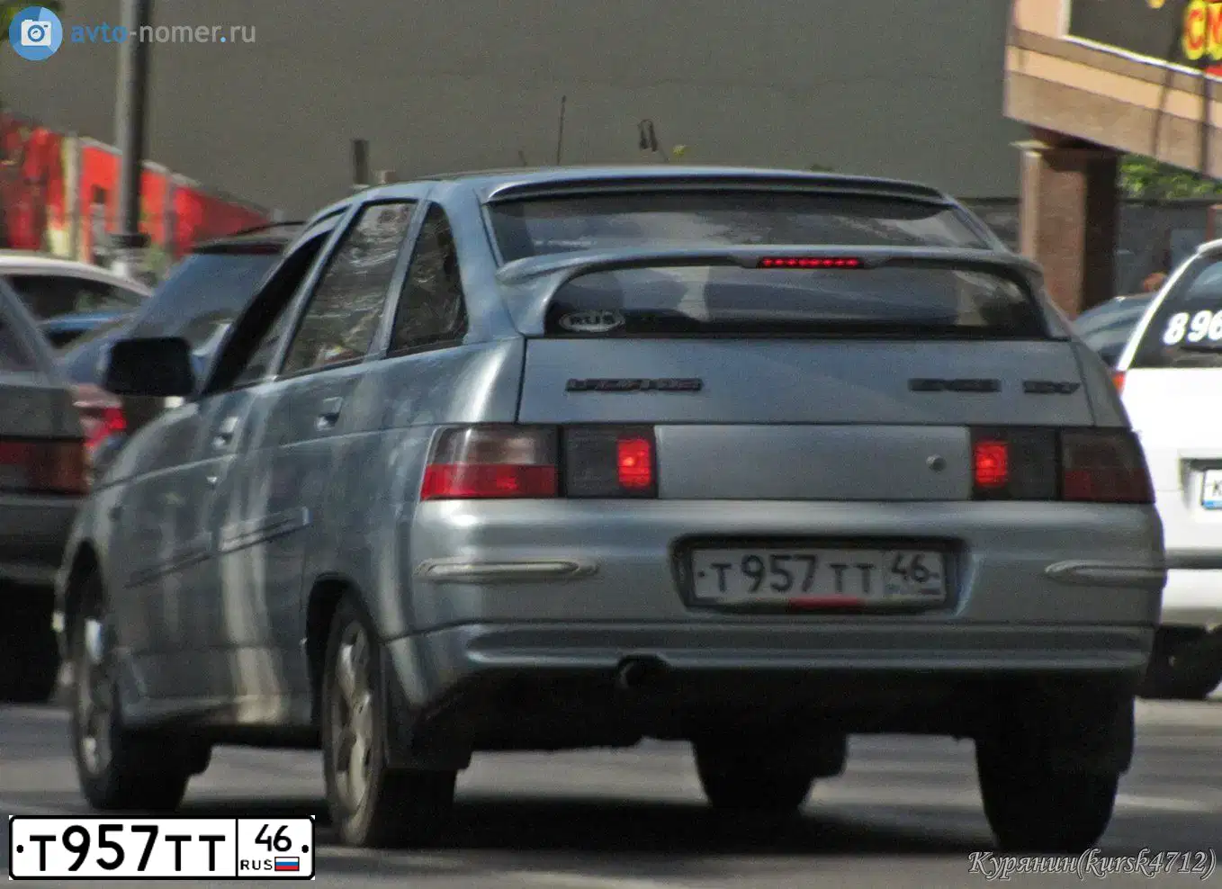 Фото автомобиля LADA 2112 LADA, 2002 — госномер О236ВХ46. Цвет: СЕРЕБРИСТО-ГОЛУБОЙ
