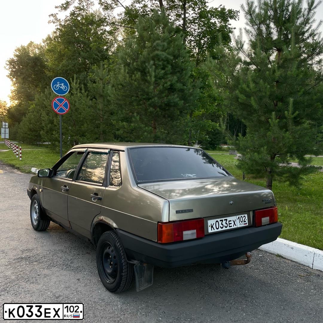 Фото автомобиля LADA 2109 SAMARA, 2000 — госномер К033ЕХ102. Цвет: СЕРЕБРИСТО СЕРО-ЗЕЛЕНЫЙ
