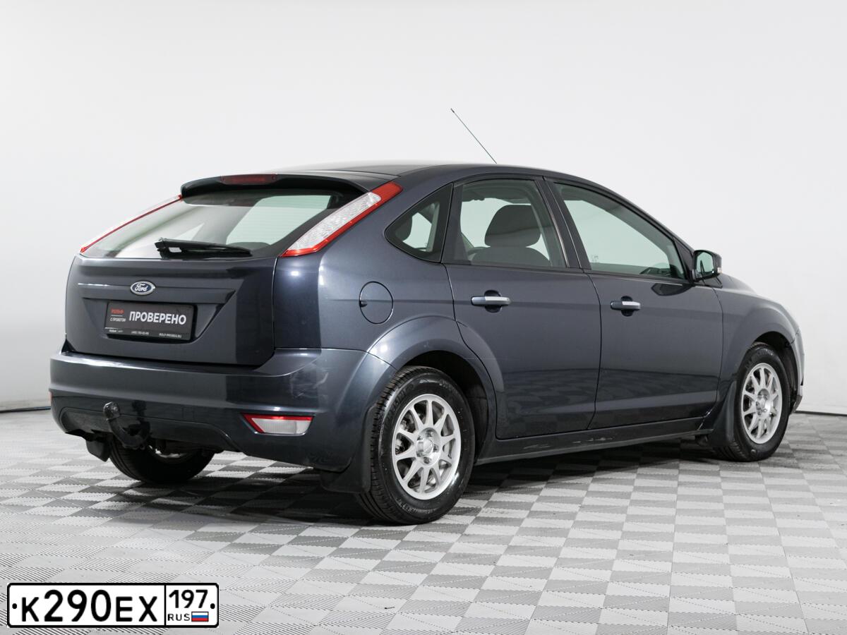 Фото автомобиля FORD FOCUS, 2010 — госномер К290ЕХ197. Цвет: СЕРЫЙ ТЕМНЫЙ