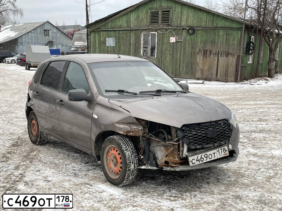 Фото автомобиля DATSUN MI-DO, 2015 — госномер С469ОТ178. Цвет: СЕРЫЙ