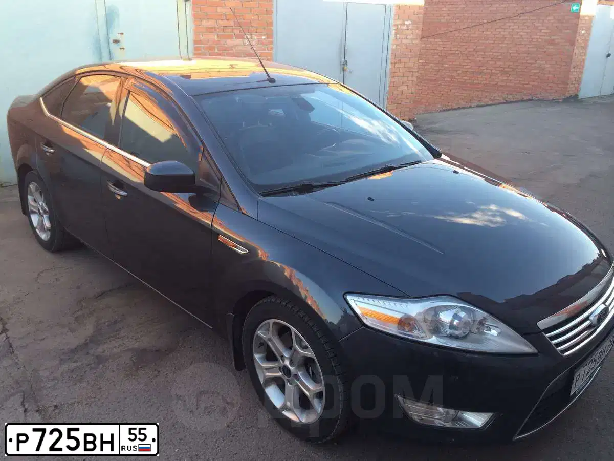 Фото автомобиля FORD MONDEO, 2010 — госномер Р725ВН55. Цвет: ТЕМНО-СЕРЫЙ