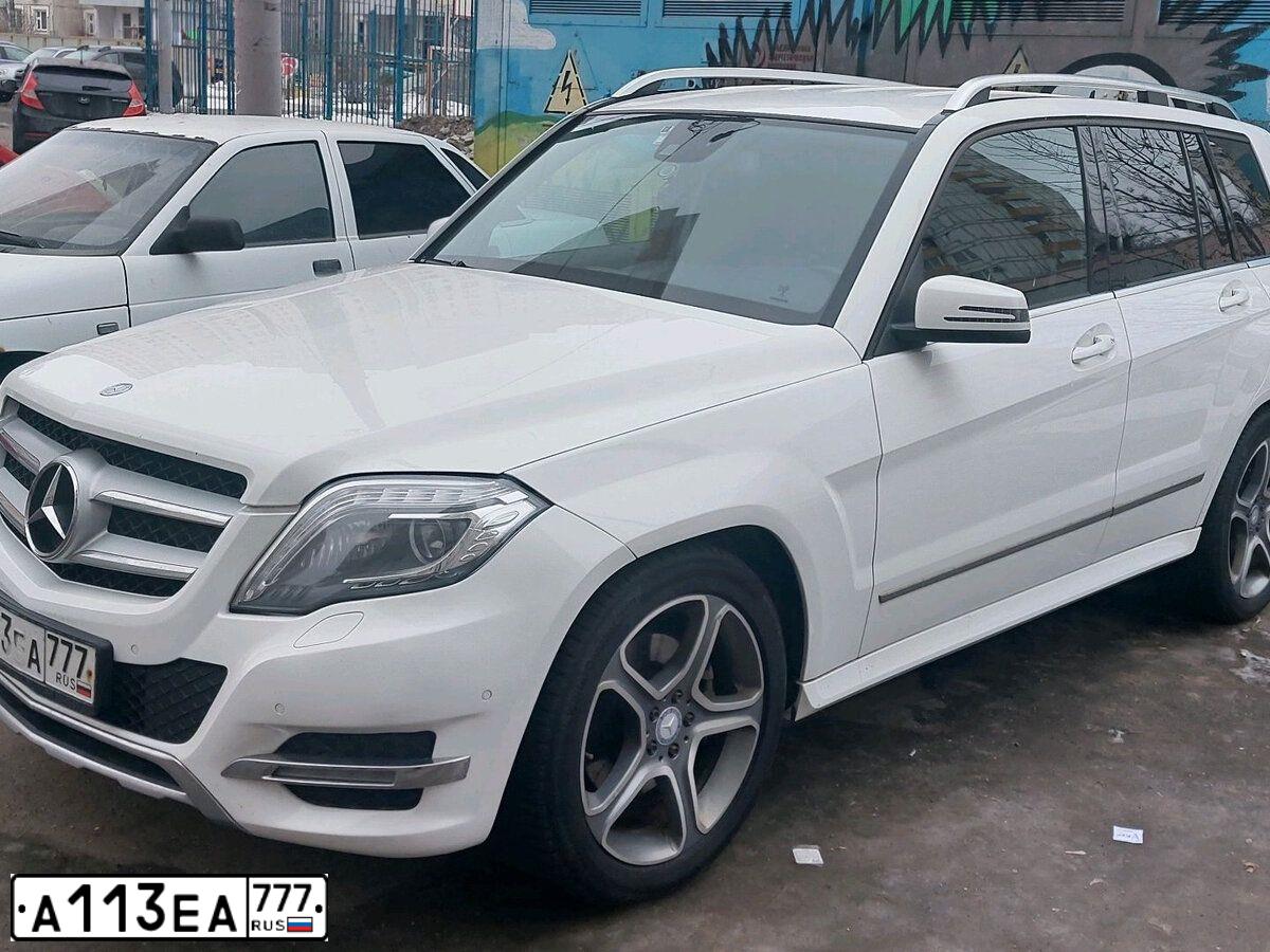 Фото автомобиля МЕРСЕДЕС-БЕНЦ GLK 220 CDI 4 MATIC, 2014 — госномер М062ОУ790. Цвет: Белый