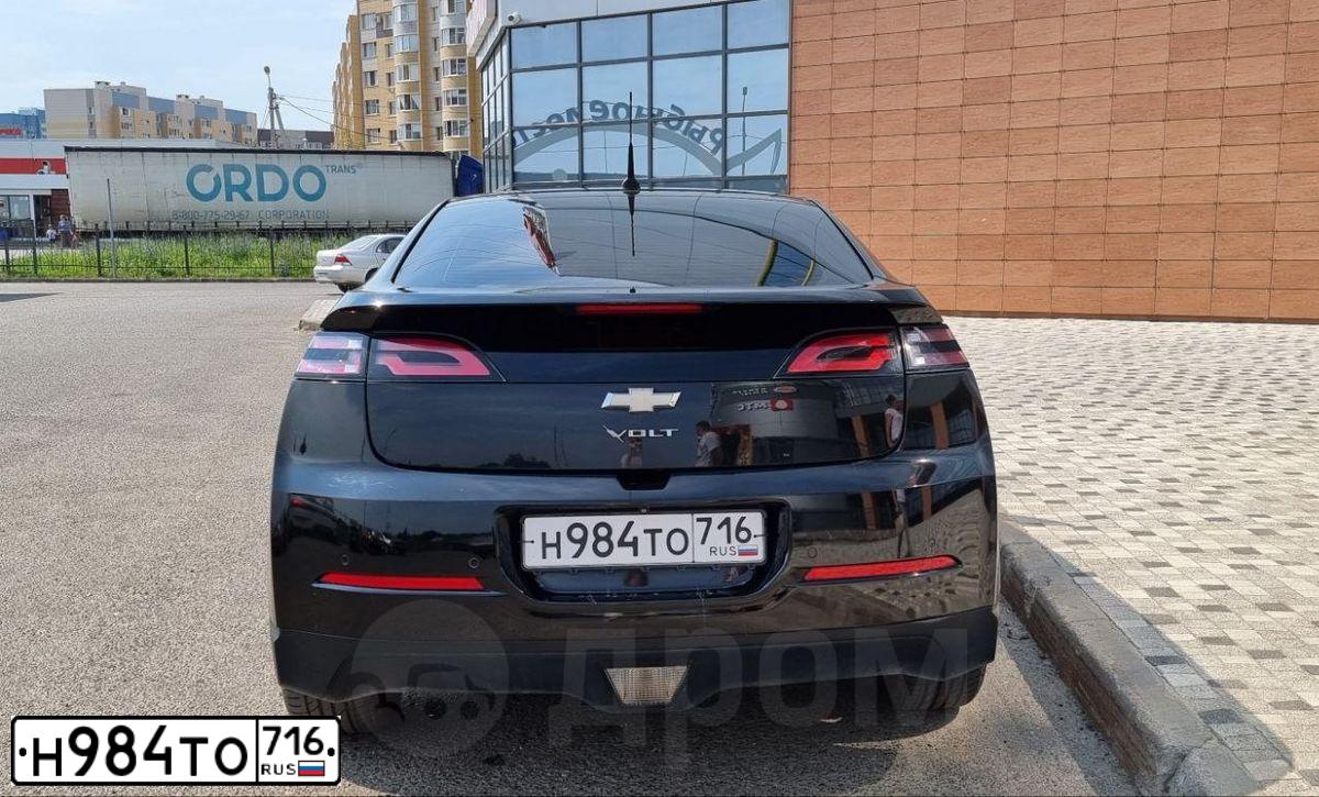 Фото автомобиля CHEVROLET VOLT, 2014 — госномер К671МК702. Цвет: ЧЕРНЫЙ