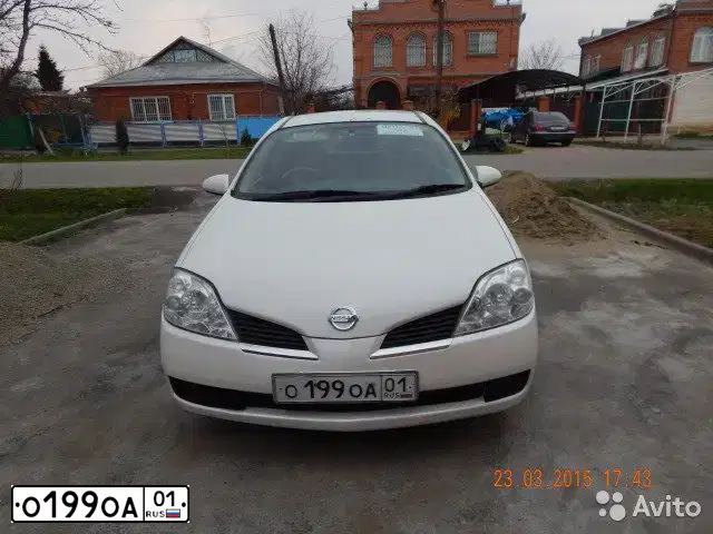 Фото автомобиля NISSAN PRIMERA, 2005 — госномер Х405НА05