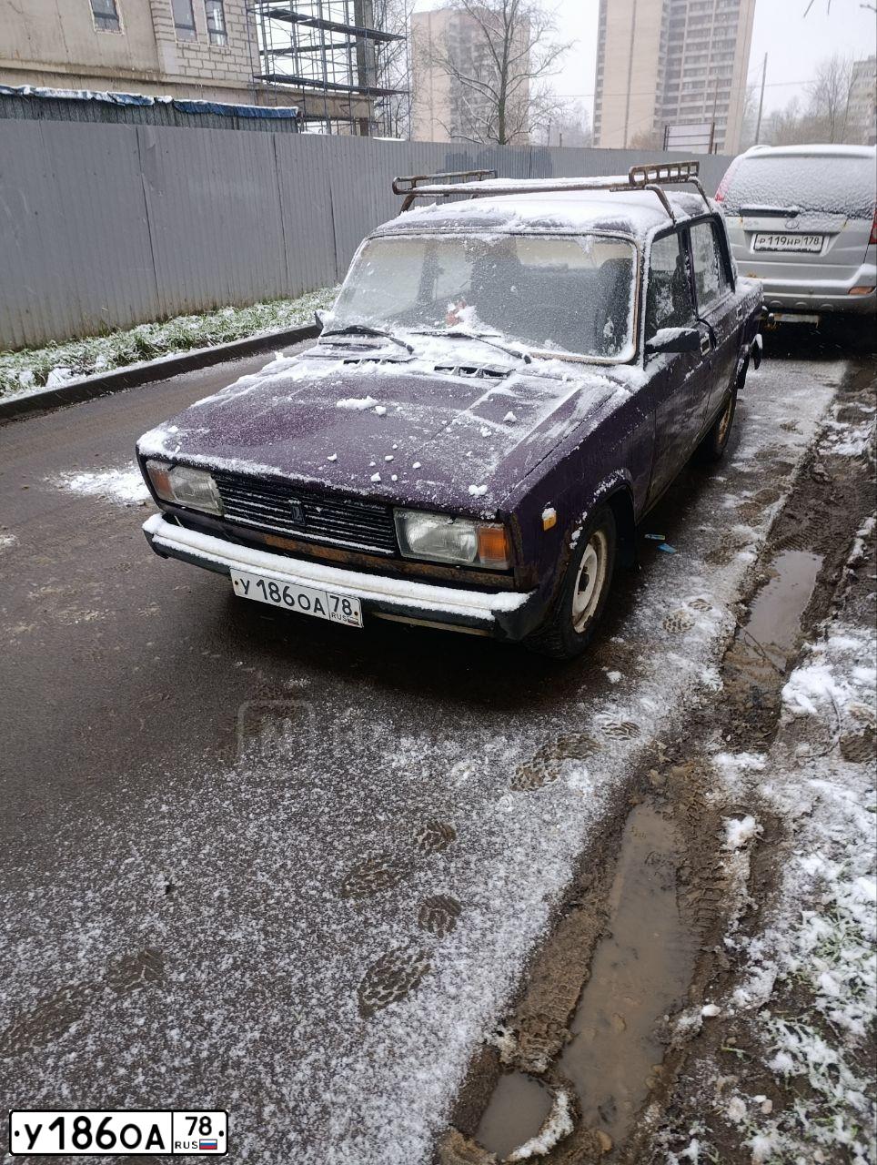 Фото автомобиля LADA 2105, 1997 — госномер А046ВТ778. Цвет: ФИОЛЕТОВЫЙ