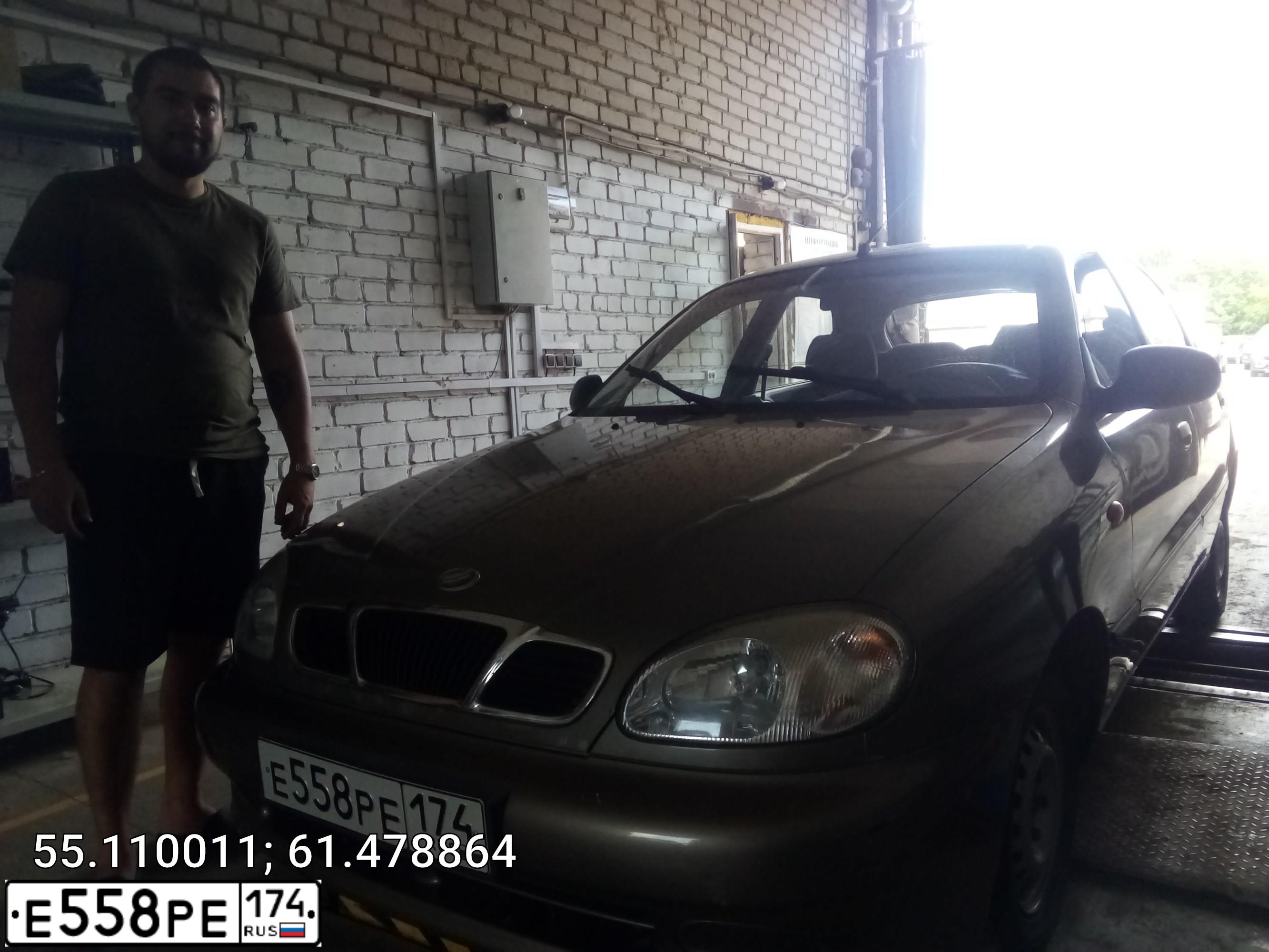 Фото автомобиля ZAZ CHANCE, 2011 — госномер А801ВР774. Цвет: СЕРО-ЗЕЛЕНЫЙ