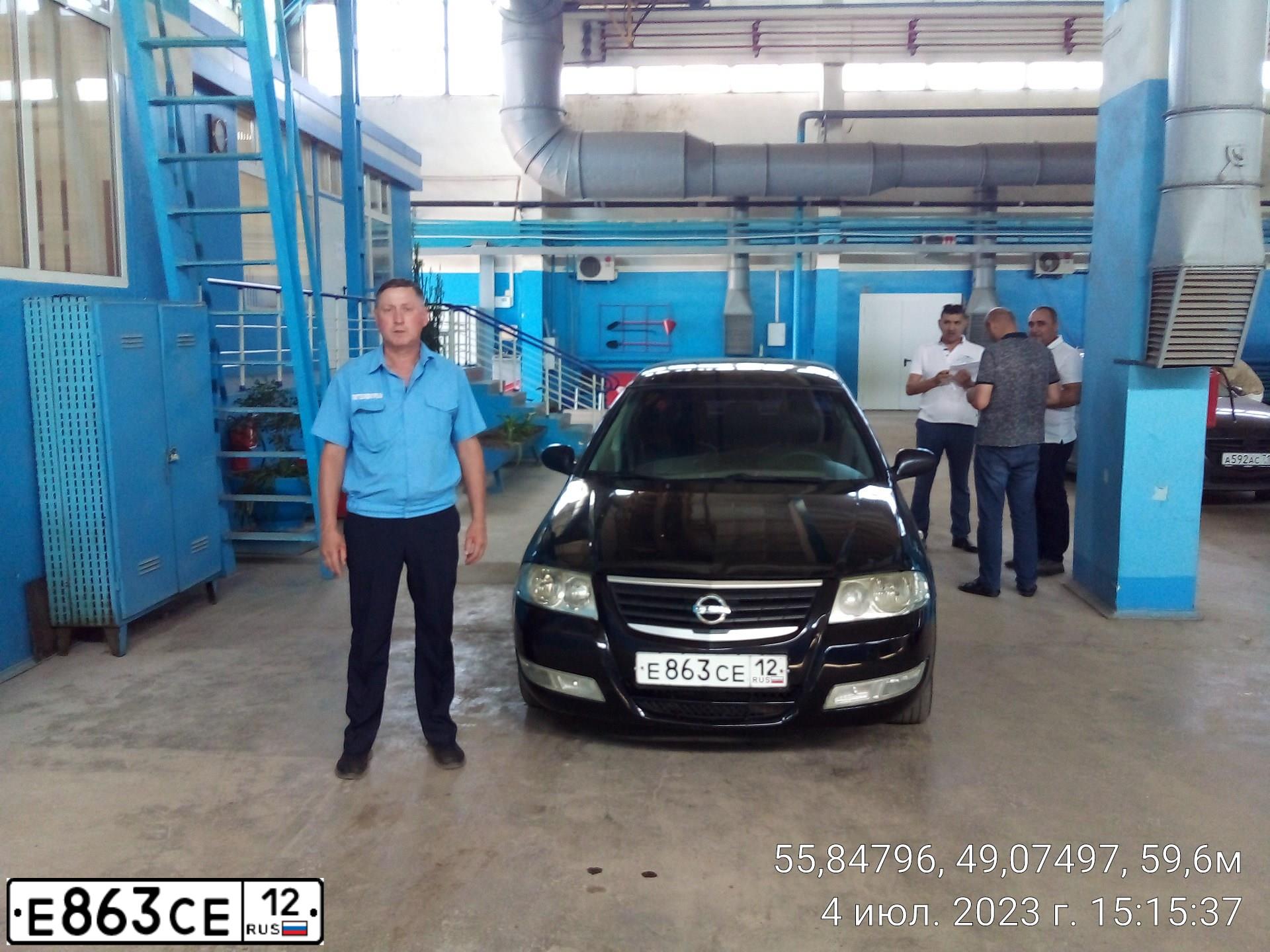 Фото автомобиля NISSAN ALMERA, 2010 — госномер М608МУ142. Цвет: ЧЕРНЫЙ