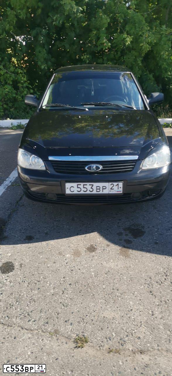 Фото автомобиля LADA PRIORA, 2011 — госномер М815ОЕ702. Цвет: СИНЕ-ЧЕРНЫЙ