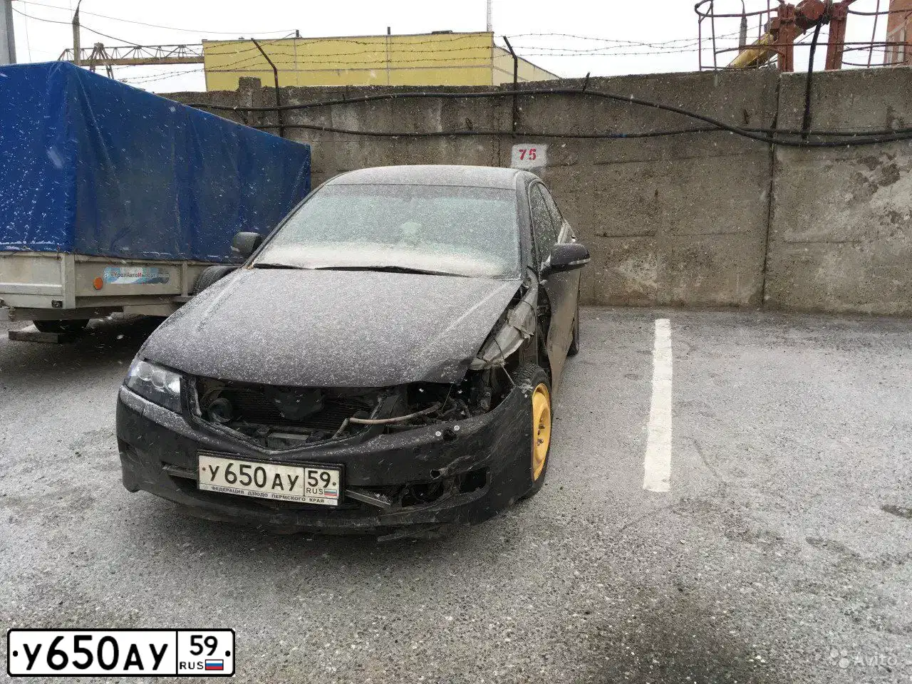 Фото автомобиля HONDA ACCORD, 2006 — госномер Х587МЕ72. Цвет: ТЕМНО-КОРИЧНЕВЫЙ