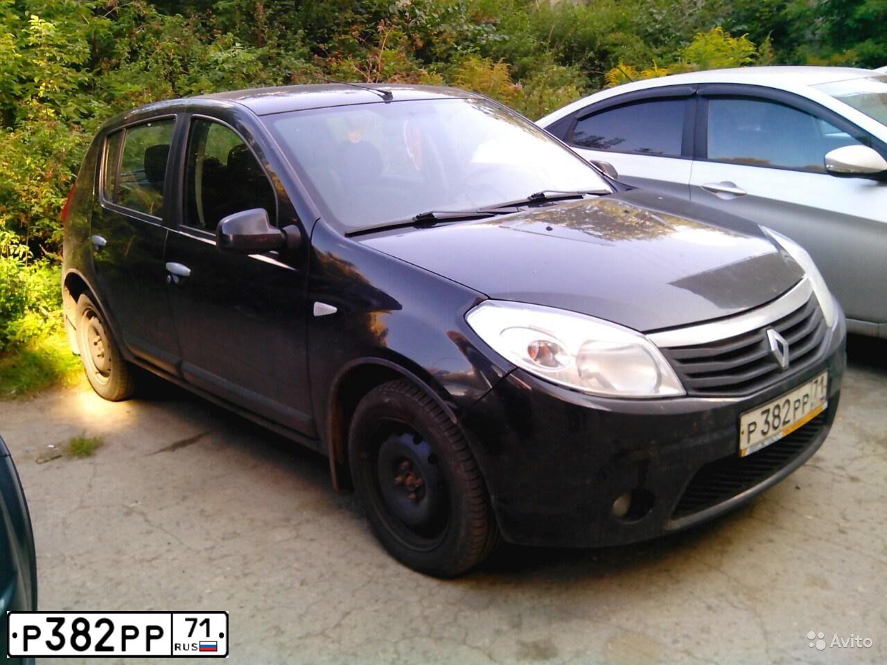 Фото автомобиля RENAULT SANDERO, 2011 — госномер С006СА57. Цвет: ЧЕРНЫЙ