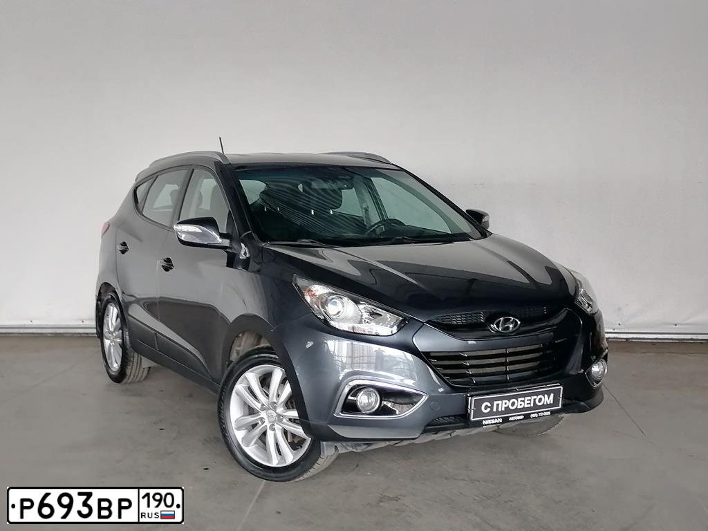 Фото автомобиля HYUNDAI IX35, 2010 — госномер Р693ВР190. Цвет: СЕРЫЙ ТЕМНЫЙ