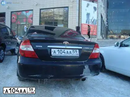 Фото автомобиля ТОЙОТА КАМРИ, 2003 — госномер Х830ВК774. Цвет: ЧЕРНЫЙ