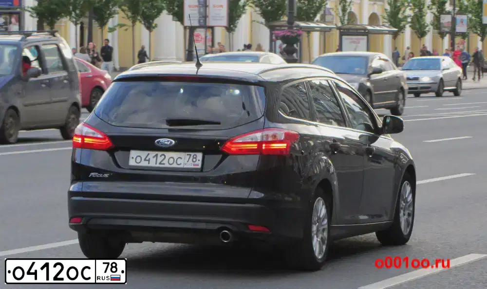 Фото автомобиля FORD FOCUS, 2012 — госномер А944МО156. Цвет: ЧЕРНЫЙ