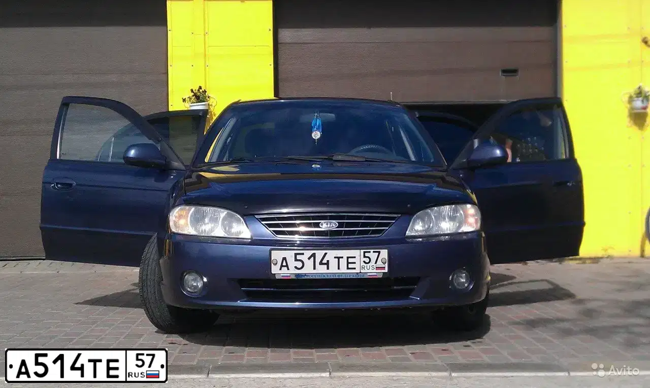 Фото автомобиля KIA SPECTRA, 2006 — госномер С269АУ46. Цвет: МЕРЦАЮЩИЙ СИНИЙ