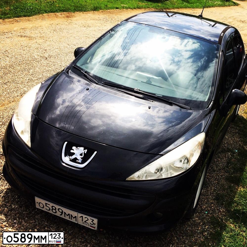 Фото автомобиля PEUGEOT 207, 2008 — госномер В660ОЕ193. Цвет: ЧЕРНЫЙ