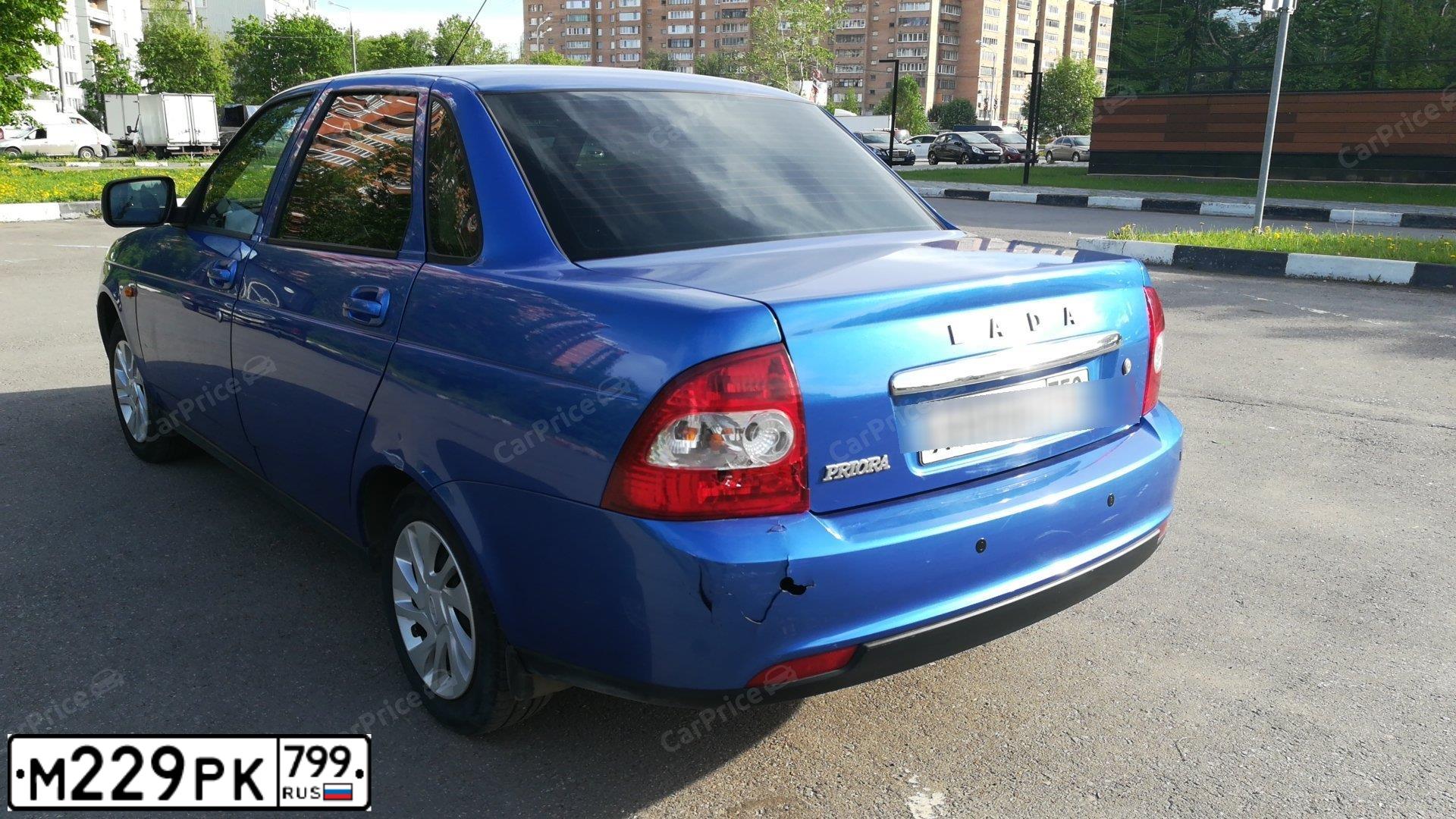 Фото автомобиля LADA 2170 PRIORA, 2017 — госномер Х045ОР750. Цвет: ЯРКО-СИНИЙ