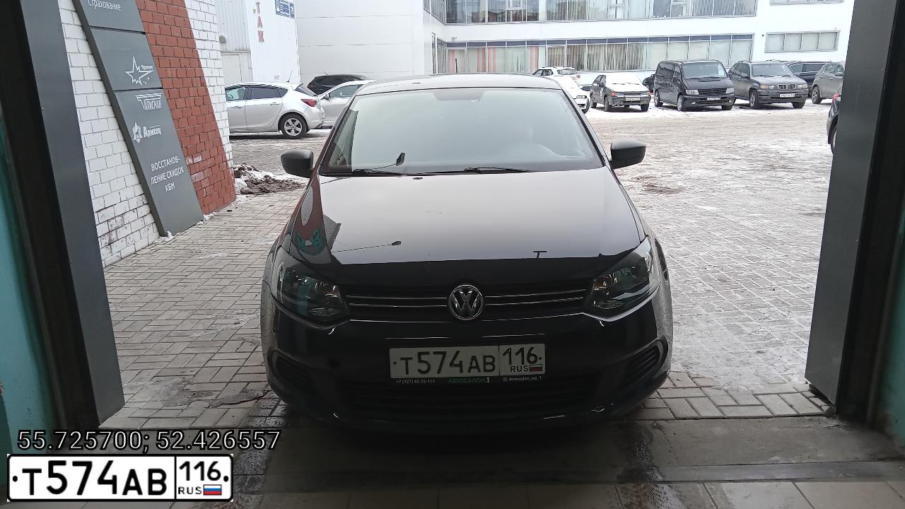 Фото автомобиля VOLKSWAGEN POLO, 2013 — госномер К903ТС716. Цвет: СЕРЫЙ
