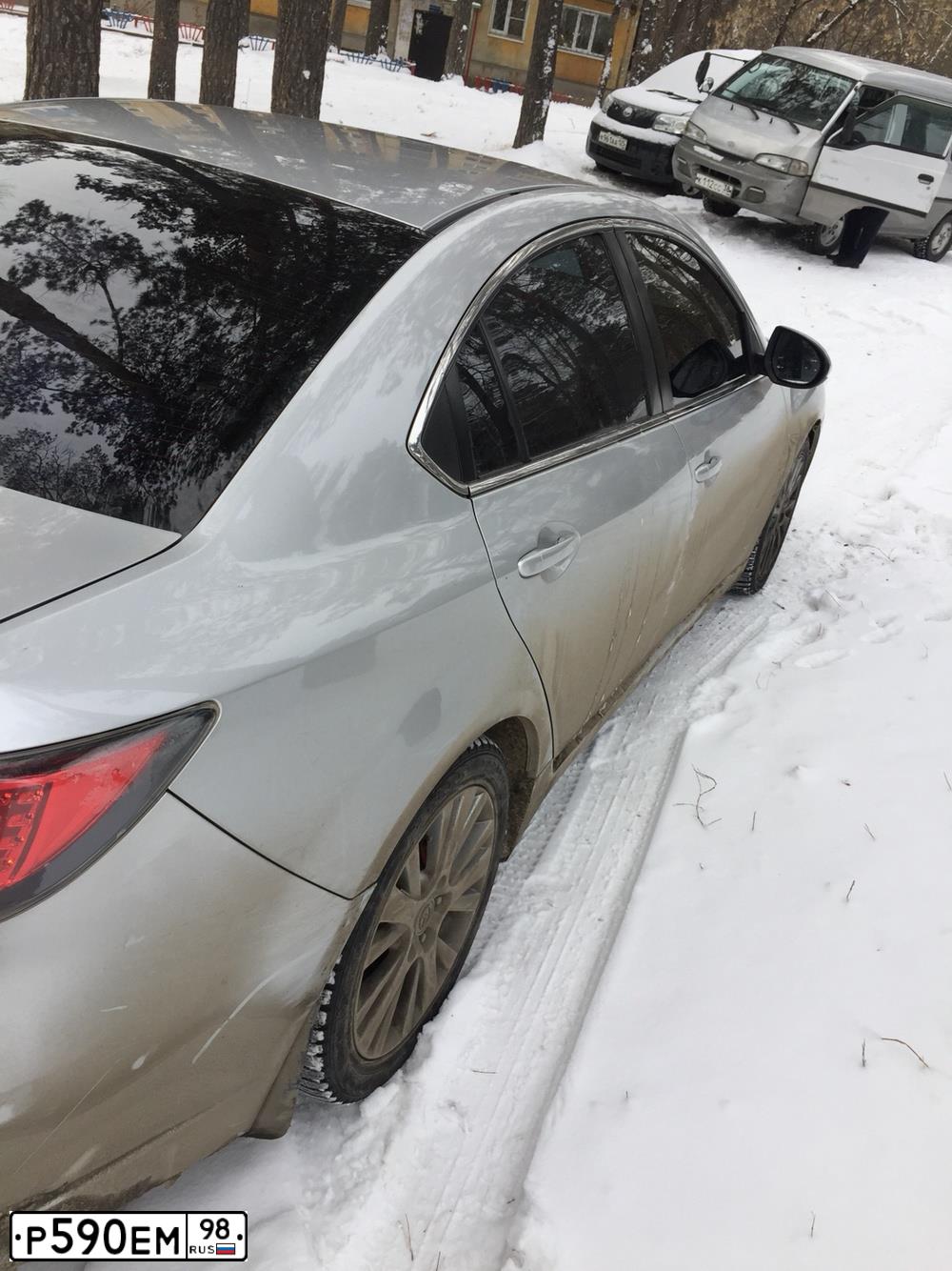 Фото автомобиля MAZDA A 6, 2007 — госномер К891ВУ138. Цвет: Серебристый