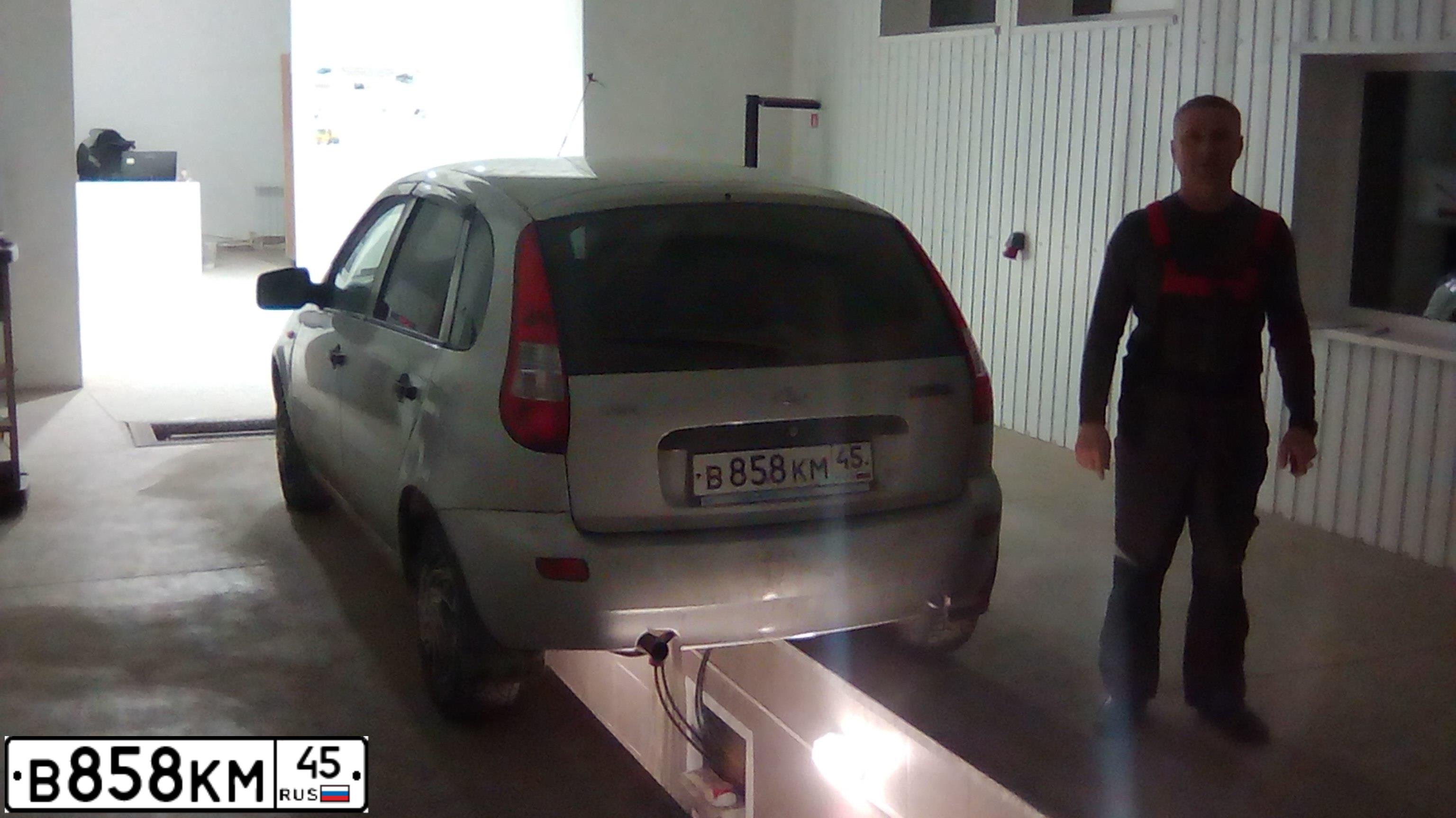 Фото автомобиля LADA 1119 KALINA, 2011 — госномер Х694ТН72. Цвет: СЕРЕБРИСТЫЙ