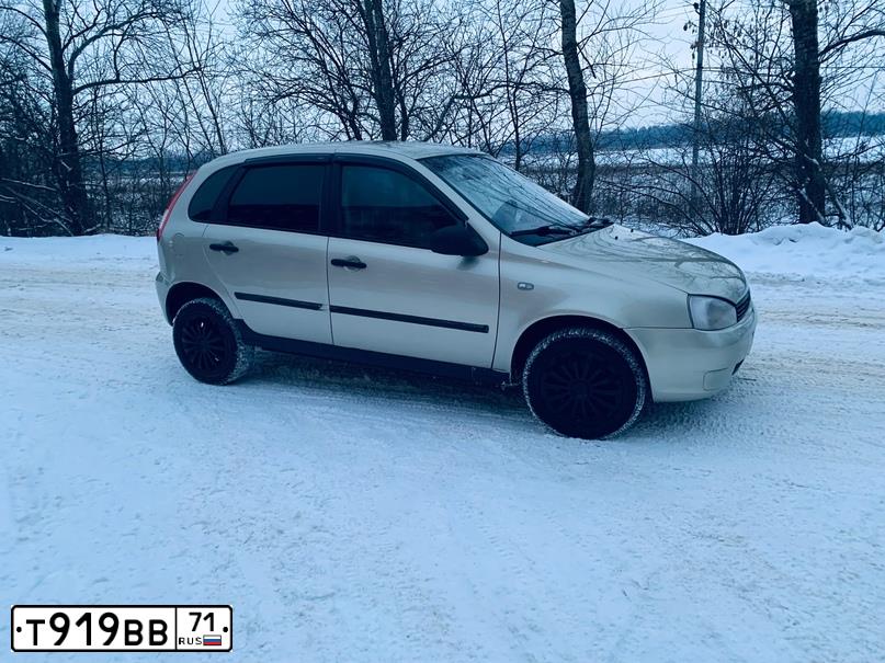 Фото автомобиля LADA 1119 KALINA, 2007 — госномер С333АН71. Цвет: БЕЛО-ЖЕЛТЫЙ ПЕРЛАМУТРОВЫЙ