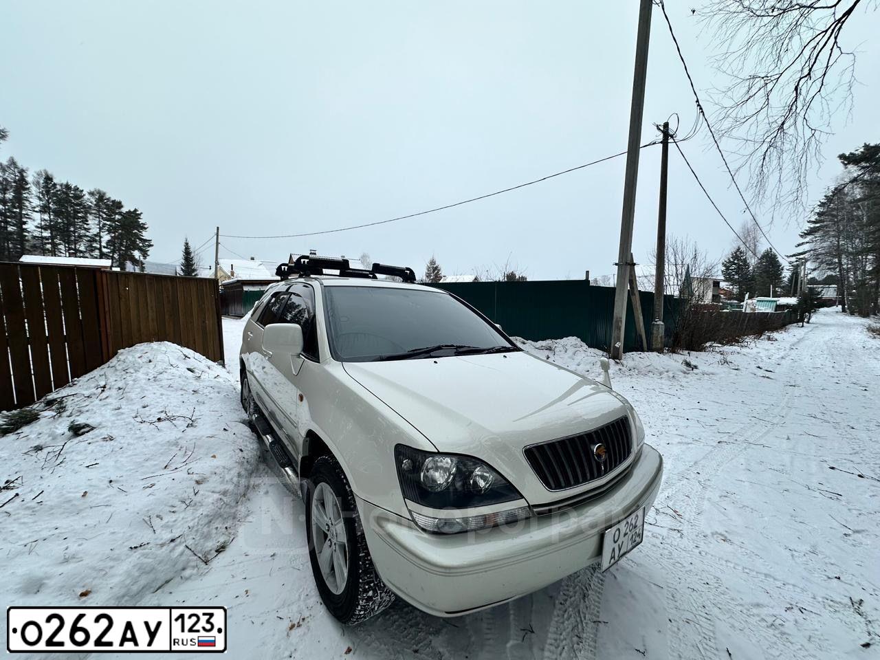 Фото автомобиля LEXUS RX, 2005 — госномер В007СХ23. Цвет: Серебристый