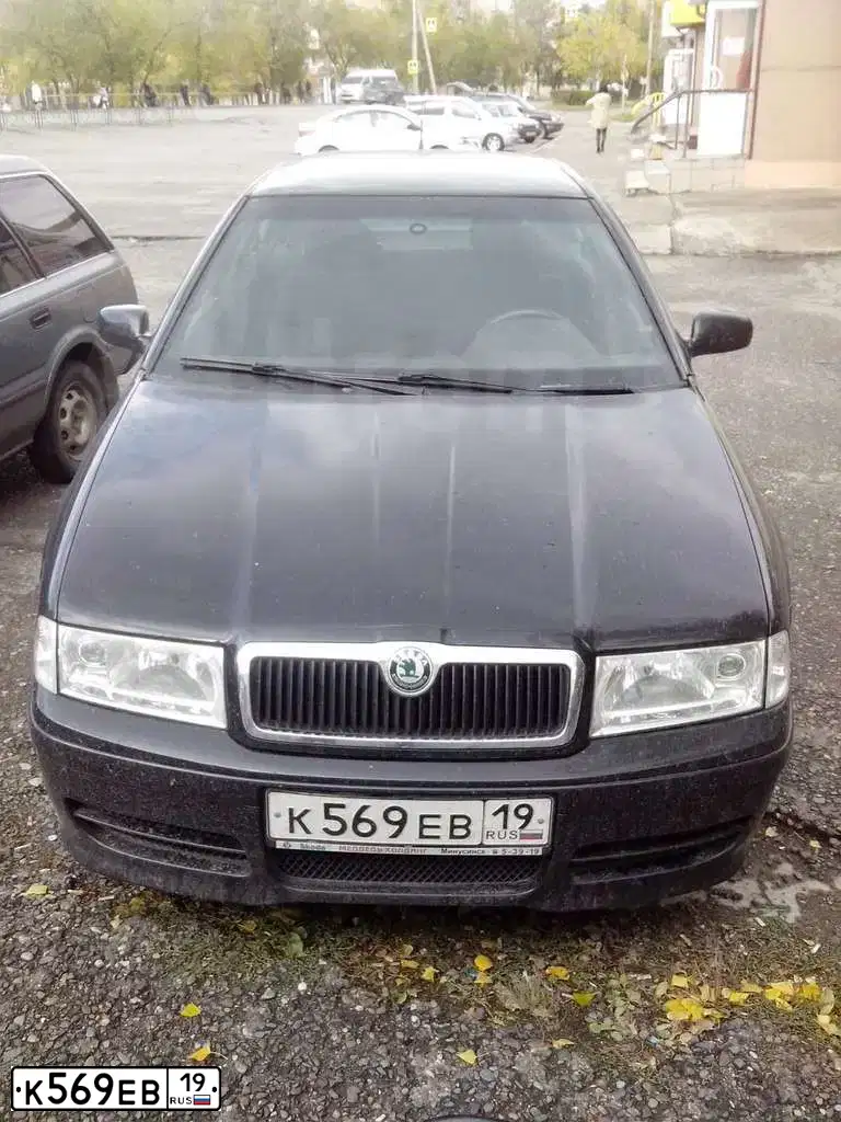 Фото автомобиля SKODA OCTAVIA, 2008 — госномер Е967МР19