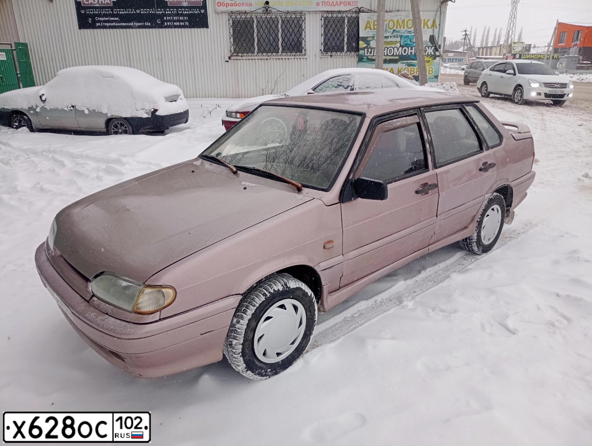 Фото автомобиля NISSAN ALMERA /AVTOVAZ/, 2014 — госномер Р234СС102. Цвет: Белый