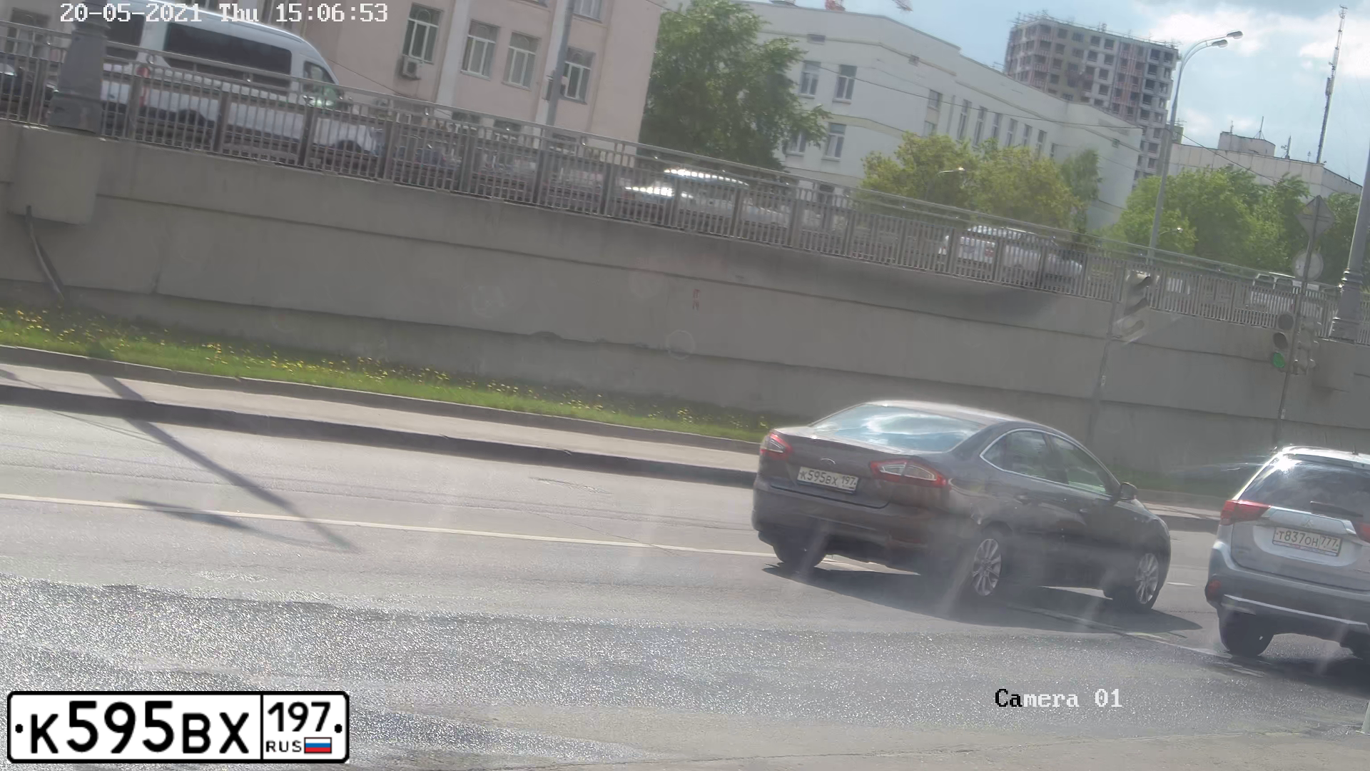 Фото автомобиля FORD MONDEO, 2010 — госномер К595ВХ197. Цвет: Коричневый
