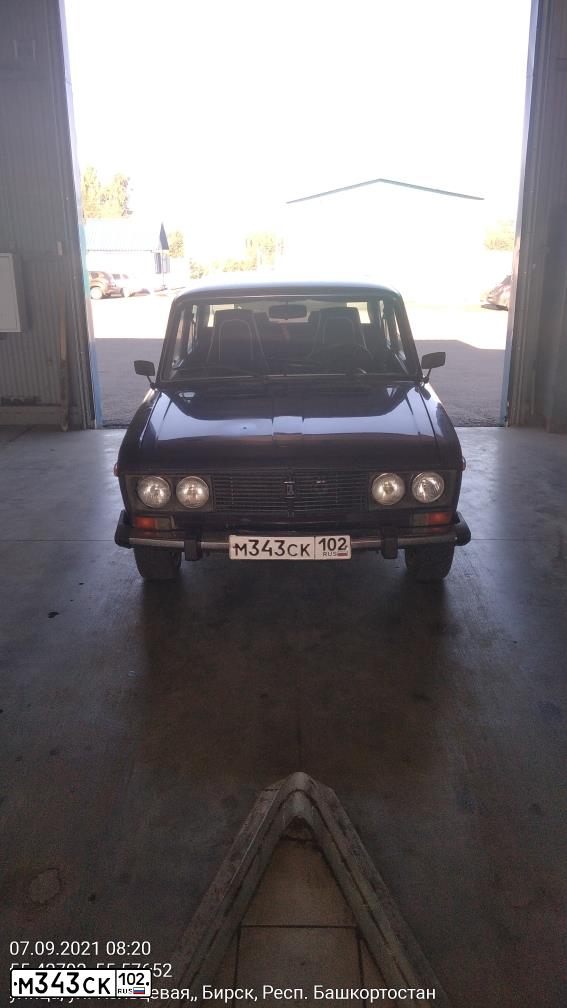 Фото автомобиля LADA 2106, 2000 — госномер М343СК102. Цвет: ФИОЛЕТОВЫЙ