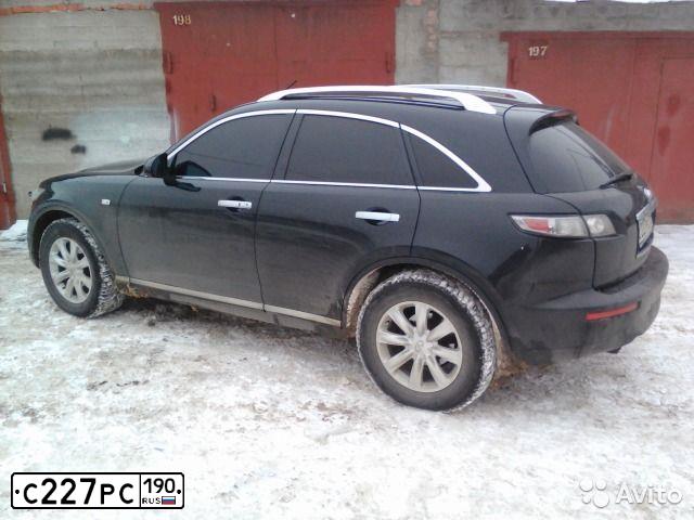 Фото автомобиля INFINITI I QX70 FX, 2007 — госномер В003ОР71. Цвет: ЧЕРНЫЙ