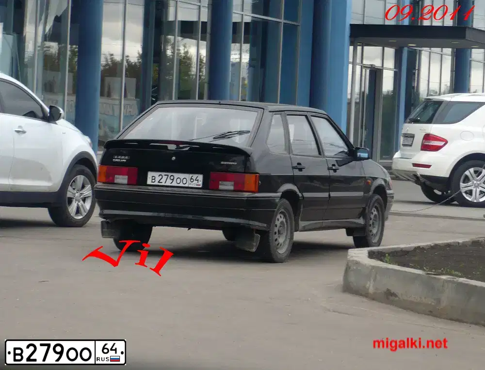 Фото автомобиля ВАЗ21093, 1999 — госномер В885АМ64. Цвет: ПО ГОСТ Р50574-2002