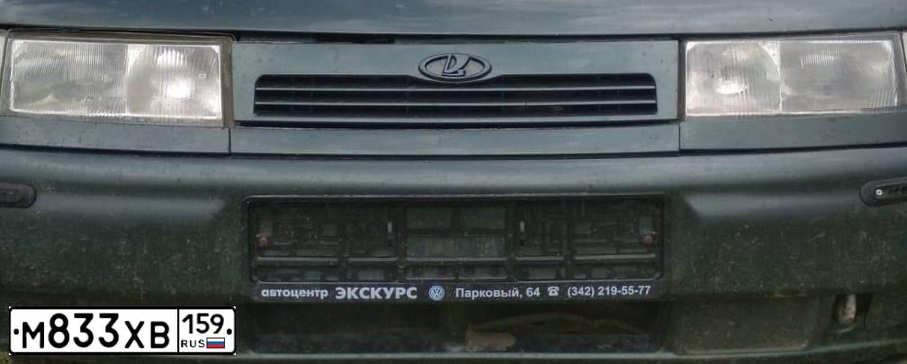 Фото автомобиля LADA 2112 LADA, 2007 — госномер Н123СО159. Цвет: Серо-сине-зеленый