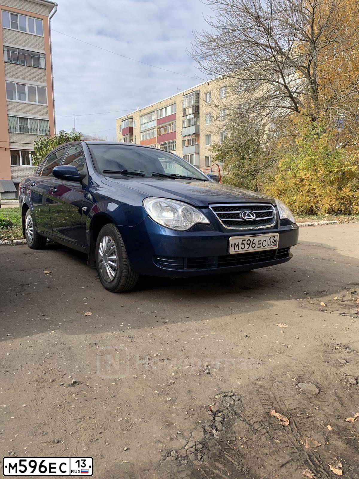 Фото автомобиля TAGAZ VEGA C-100, 2009 — госномер К674УМ40. Цвет: синий